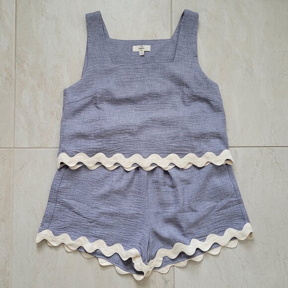 Entro Ric Rac Tank Top and Short set - Picture 1 of 5